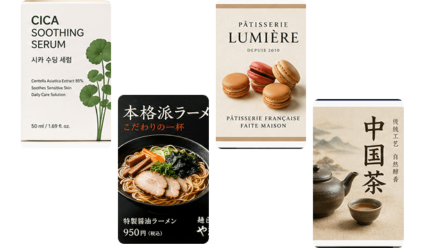 Multilingual On-Screen Text